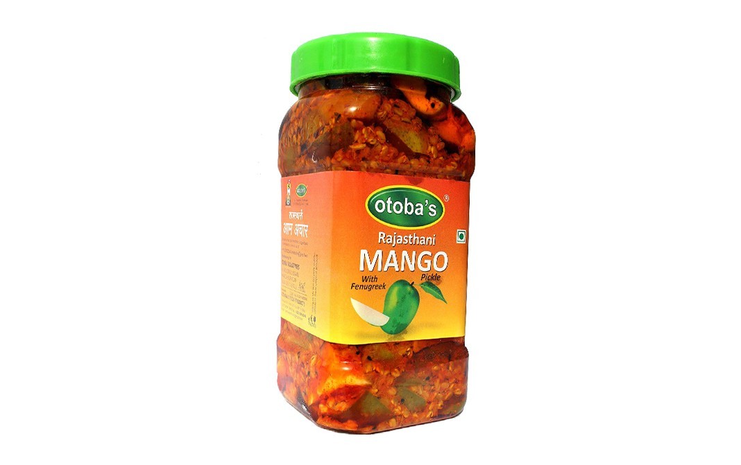 Otoba's Rajasthai Mango Pickle    Plastic Jar  5 kilogram